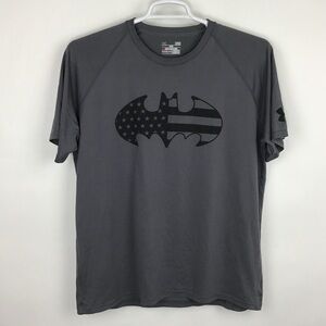 Under Armour HeatGear DC Comics Batman short sleeve tee shirt large